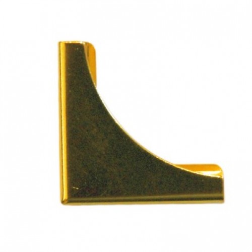 Уголки металлические "Square corner", цвет золото, 19 х 19 мм, шир. 4,5 мм, 4 шт